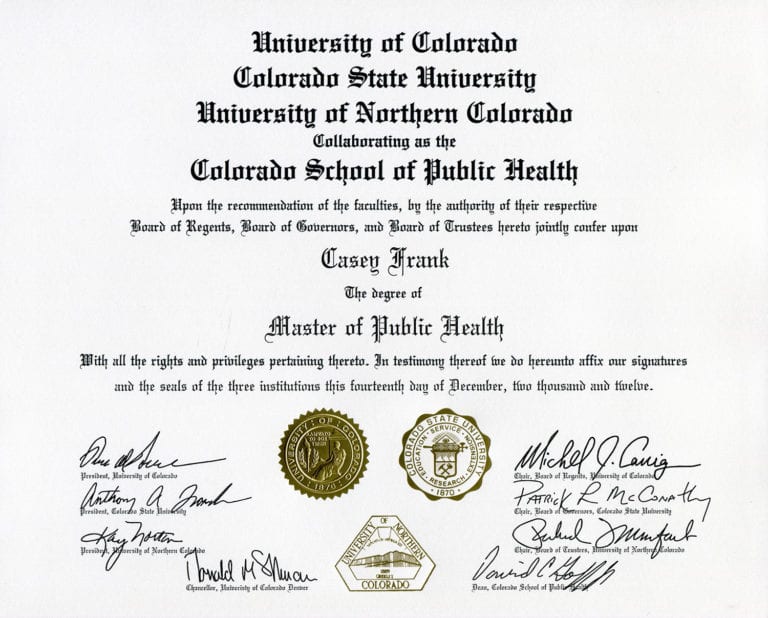 Diplomas Casey Frank Attorney & Counselor